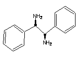 structue of (1<I>R</I>,2<I>R</I>)-1,2-Diphenyl-1,2-ethanediamine, the CAS No. is 35132-20-8