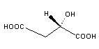 structue of <I>D</I>-Malic acid, the CAS No. is 636-61-3