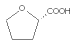 structue of (<I>R</I>)-(+)-2-Tetrahydrofuroic acid, the CAS No. is 87392-05-0