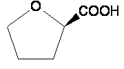 structue of (<I>S</I>)-(-)-2-Tetrahydrofuroic acid, the CAS No. is 87392-07-2