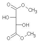 structue of Dimethyl <I>L</I>-tartrate, the CAS No. is 608-68-4